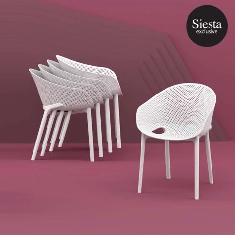 Siesta Sky Pro Stacking Chair  Indoor/Outdoor 150kg