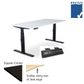 Vertilift Electric Sit/Stand Desk Range - 2 Motors 130kg