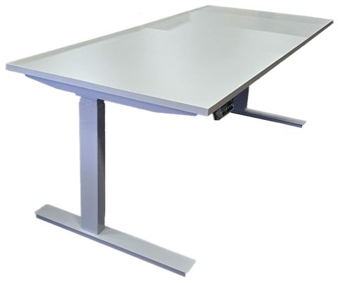 VLA Electric Desk 1800x800mm Silver Base/Tornado Top