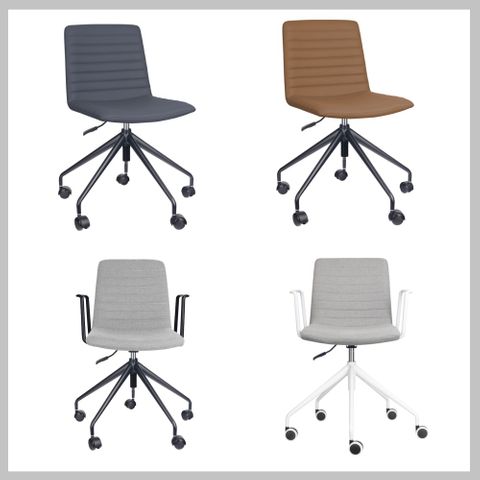 Pixel Meeting Chairs on Castors - 120kg