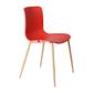 Acti Visitor Chair Woodgrain Look 4-leg PP Shell 150kg