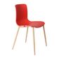 Acti Visitor Chair Woodgrain Look 4-leg PP Shell 130kg