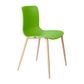Acti Visitor Chair Woodgrain Look 4-leg PP Shell 150kg
