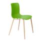 Acti Visitor Chair Woodgrain Look 4-leg PP Shell 130kg