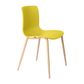 Acti Visitor Chair Woodgrain Look 4-leg PP Shell 150kg