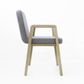 A-Chair 4-leg with Arms  Timber Frame Upholstered