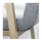 A-Chair 4-leg with Arms  Timber Frame Upholstered