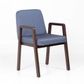 A-Chair 4-leg with Arms  Timber Frame Upholstered