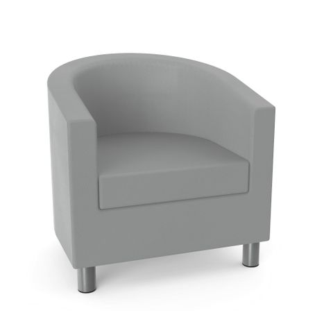 Lacus Tub Chair 150kg Upholstered in F2 Pacifia Vinyl