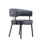 Hera Breakout Chair  Black upholstered PU 135kg