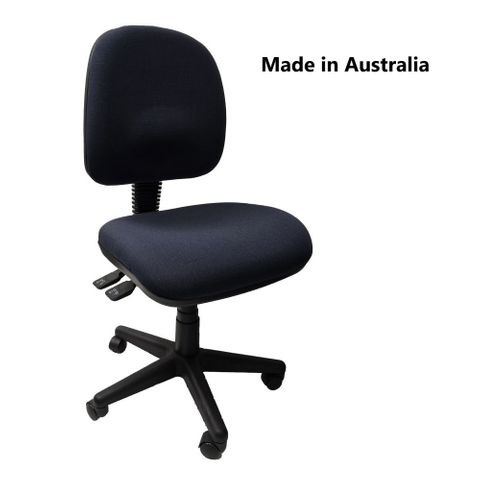 Keenan K5 Back Chair, No Arms. 2 Lever Semi ergo. Special Fabric: Source - limited colours 110kg