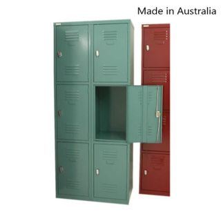 Student Locker 6 Doors H1800xW760xD457mm Latchlock