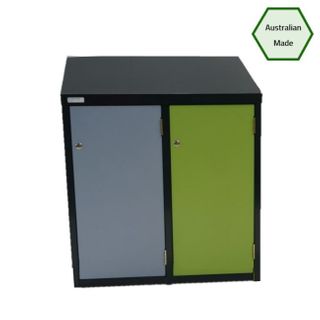 Sloping Top Locker 2 Door - Multicolours