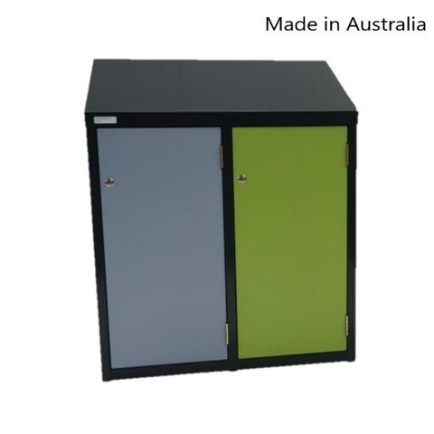 Sloping Top Locker 2 Door - Multicolours