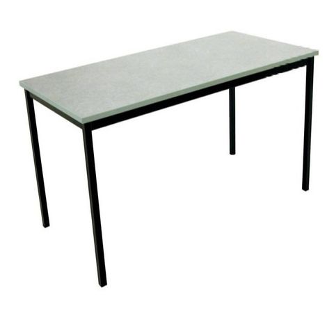 Rectangle Table with Steel Frame and Melamine Top