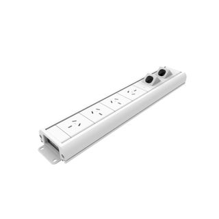 Alpha Module 4Rotated Auto Switched Power + 2x45°DataProv.White NoLead