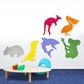 Sana Easy-Stick Tiles Aussie Animals Assorted pack of 6