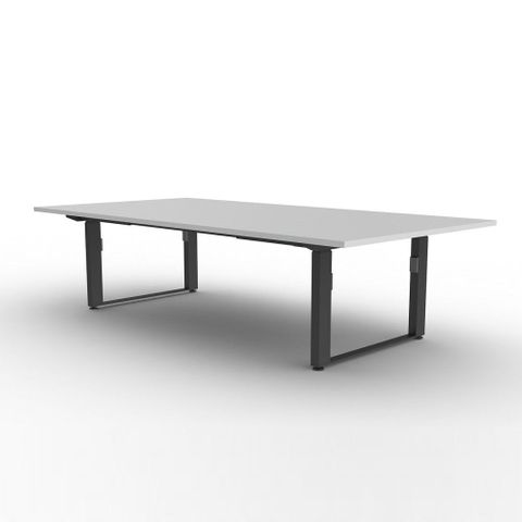 Elevation Meeting Table Electric L2400xD1200mm Blk L1