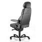 KAB Director II Chair w/Headrest 24/7 200kg Delux Leather