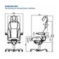 KAB Director II Chair w/Headrest 24/7 200kg Delux Leather