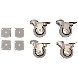 Castor Set of 4 Locking suits DM33 75mm dia