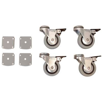 Castor Set of 4 Locking suits DM33 75mm dia