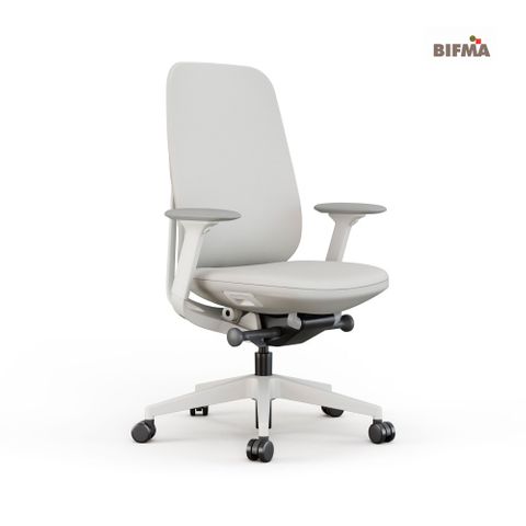 Acama HB Executive Chair Arms 110kg White/Oat