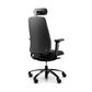 RH New Logic 220 Chair with Arms, Neck-rest P-shell Leather