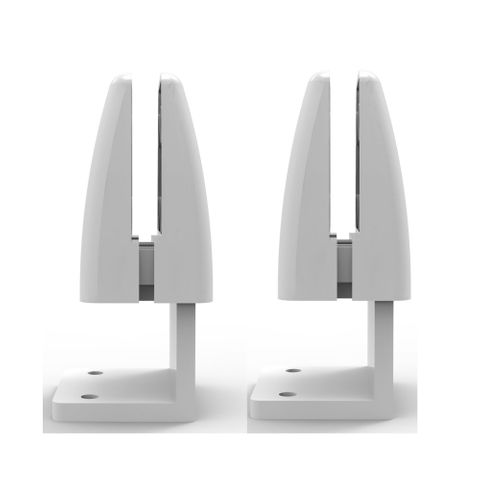 EcoPanel Clamps Side Mount  Set of 2  White