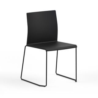 Artesia Vis Chair Black Sled, Black Shell 135kg