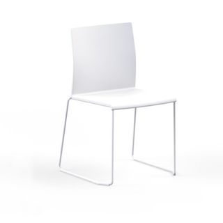 Artesia Vis Chair White Sled, White Shell 135kg