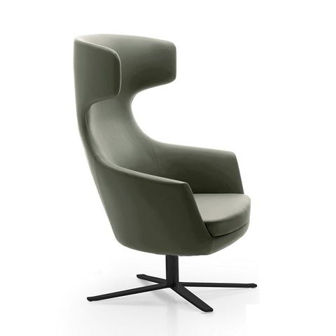 Delphi Hush Chair Black Swivel 4 Star Base F1 140kg