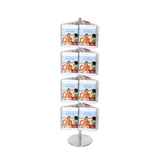 Expanda Carousel 4-Tier incl 24 x A4 brochure holders SS