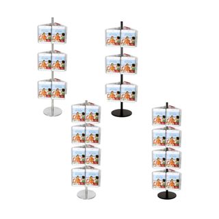 Expanda Carousel 3-Tier incl 18 x A4 brochure holders SS