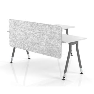 Hush Privi Desk-Hung Screen L2100 x H1100mm