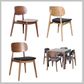 Bergen Dining Chair - Timber, with or without Seat Pad