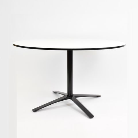 Mason Table Round 1350mm Diam 25mm Black L1