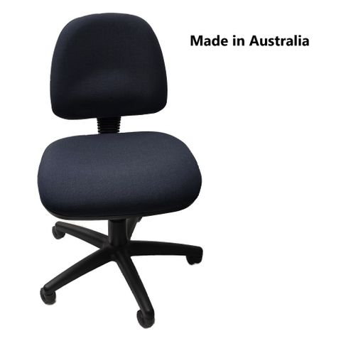 Jacob Medium Back Chair, No Arms. 2 Lever Fully ergo. Special Fabric: Source 110kg