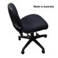 Jacob Medium Back Chair, No Arms. 2 Lever Fully ergo. Special Fabric: Source 110kg