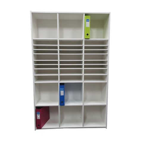 #207673 Secondhand Bookcase Pigeonhole H1800xW1060xD300mm