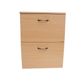 Mobile Pedestal Melamine Range - 2 File Drawers - W470 x H640 x D511mm