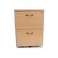 Mobile Pedestal Melamine Range - 2 File Drawers - W470 x H640 x D511mm