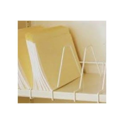 Brownbuilt Shelf File Rack Divider L1200xD400mm White