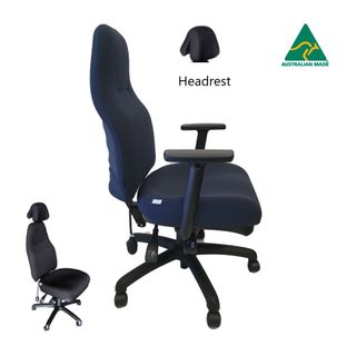 Flexi Contemporary HB Headrest Arms 3L AirLumbar G1 XL GelSeat 160kg Fab C