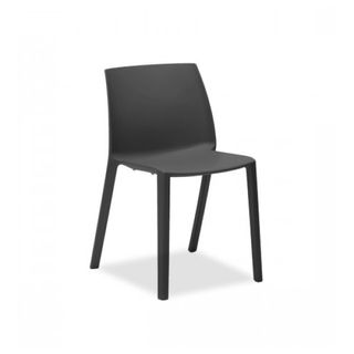 Dora Visitor Chair. No Arms. Dark Grey 135kg