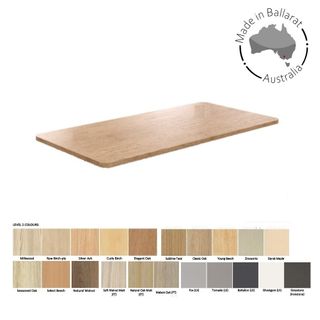 Top 25mm 1800x750mm L2 4x50mm Radius Corners