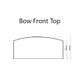 Bourke Desk Shell Bow Front L1800xD750/900xH725mm  L2