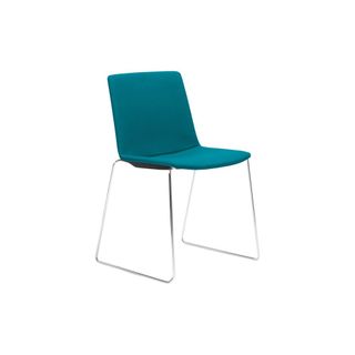 Jubel Chair Sled Upholstered Seat+Back 135kg Chr F2