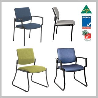 Venice Linea Visitor Chair 4Leg  No Arms 135kg F1