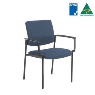 Venice Linea Visitor Chair 4Leg  with Arms 135kg F5